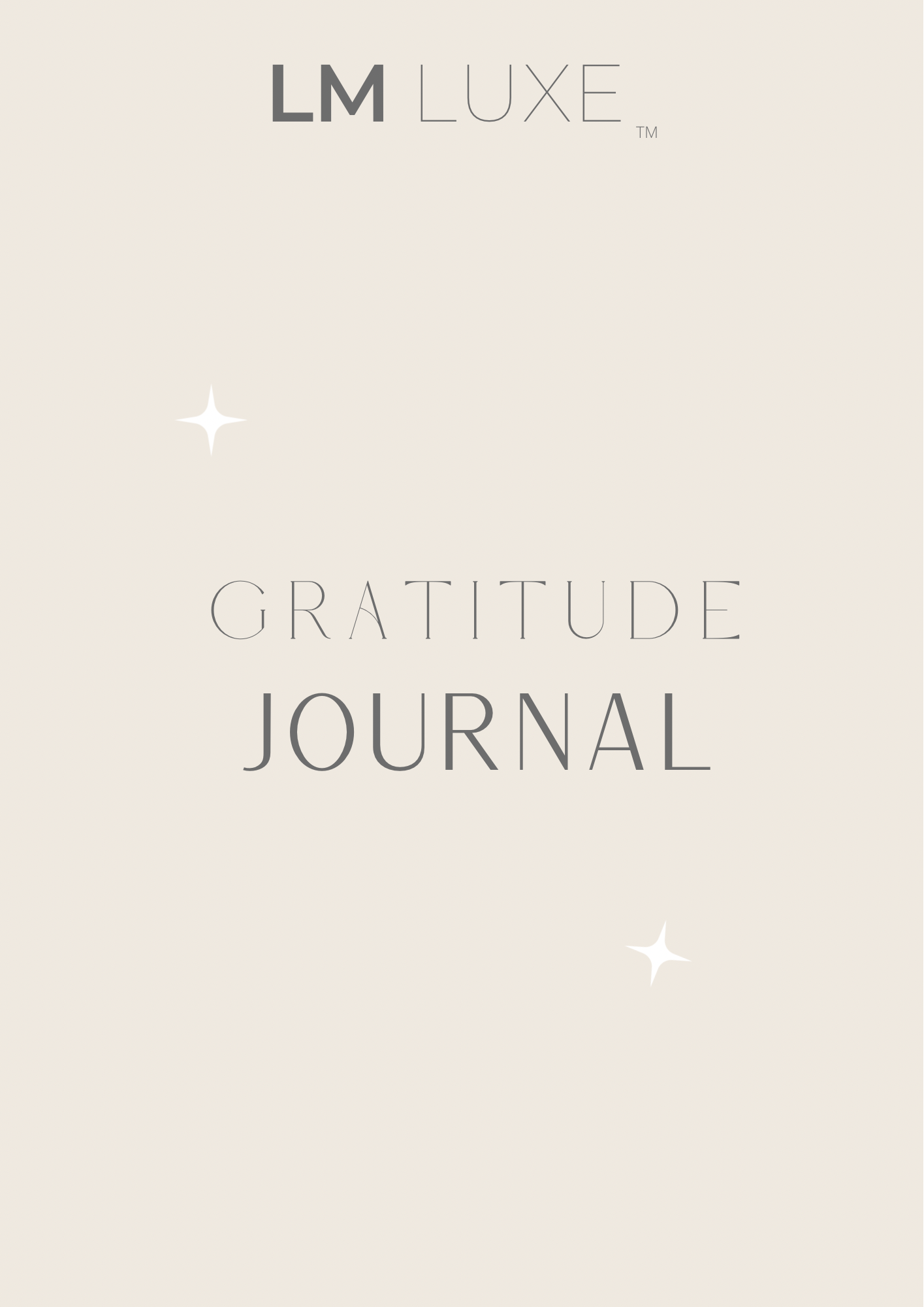 LM Luxe Digital Gratitude Journal